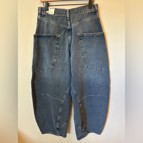 NWT Free People We The Free Sugar & Spice Barrel Jeans - Picture 8 of 8